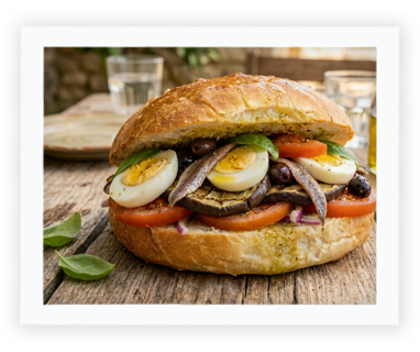 Sandwich box gourmand