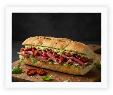 Sandwich box gourmand